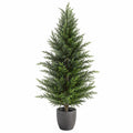 Kunstbaum 180 cm grün aus Kunststoff mit Topf für den Innenbereich