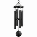 Windspiel 85 cm Metall Schwarz für Außen Modern