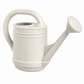 Gießkanne 10 L Kunststoff Cremeweiß für Garten mit Brausekopf